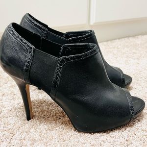 Black Peep-Toe Heels - White House Black Market